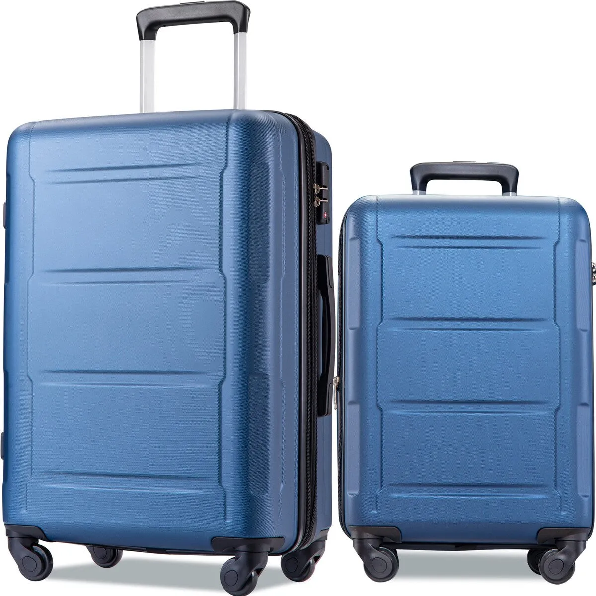 2pcs Durable Luggage Sets with Spinner Wheels and TSA Lock,20inch 28inch