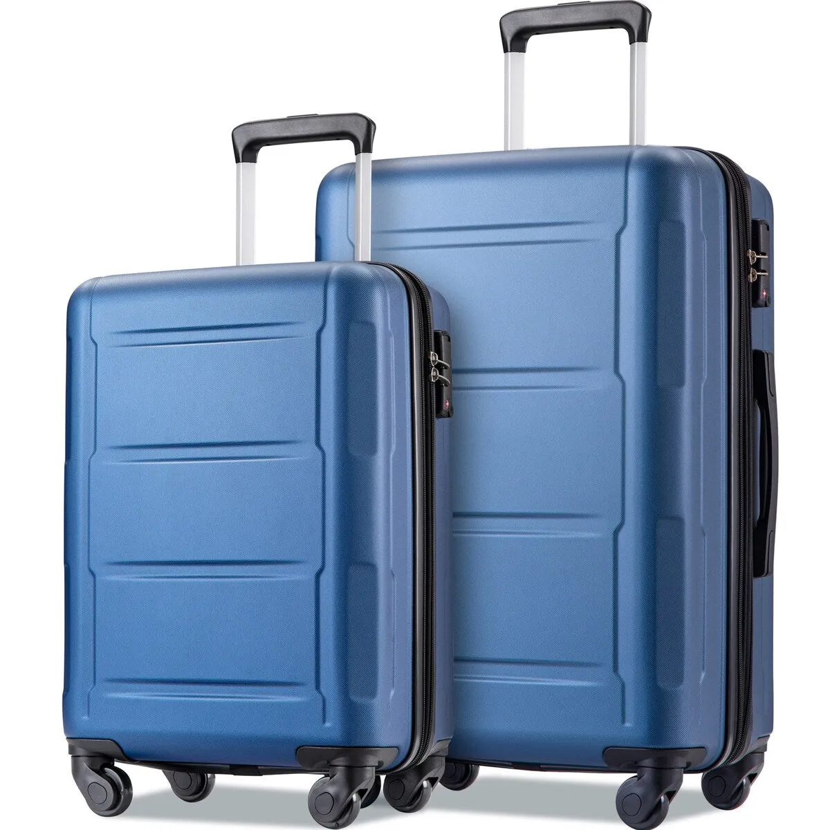 2pcs Durable Luggage Sets with Spinner Wheels and TSA Lock,20inch 28inch