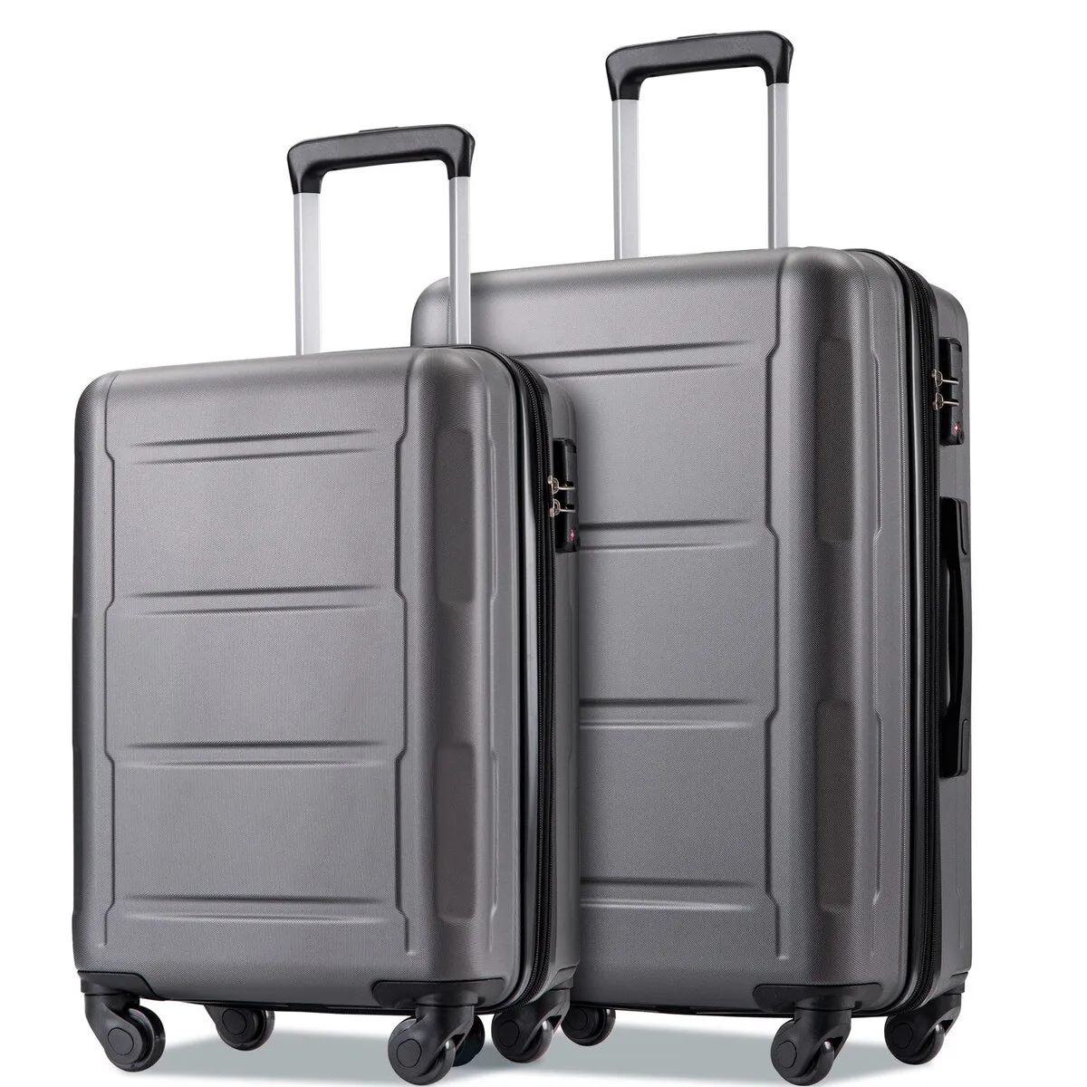 2pcs Durable Luggage Sets with Spinner Wheels and TSA Lock,20inch 28inch