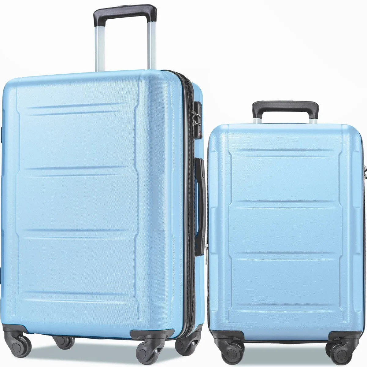 2pcs Durable Luggage Sets with Spinner Wheels and TSA Lock,20inch 28inch