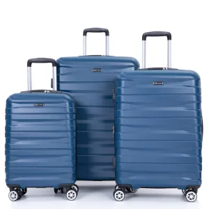 3 Piece Luggage Sets PC Lightweight & Durable