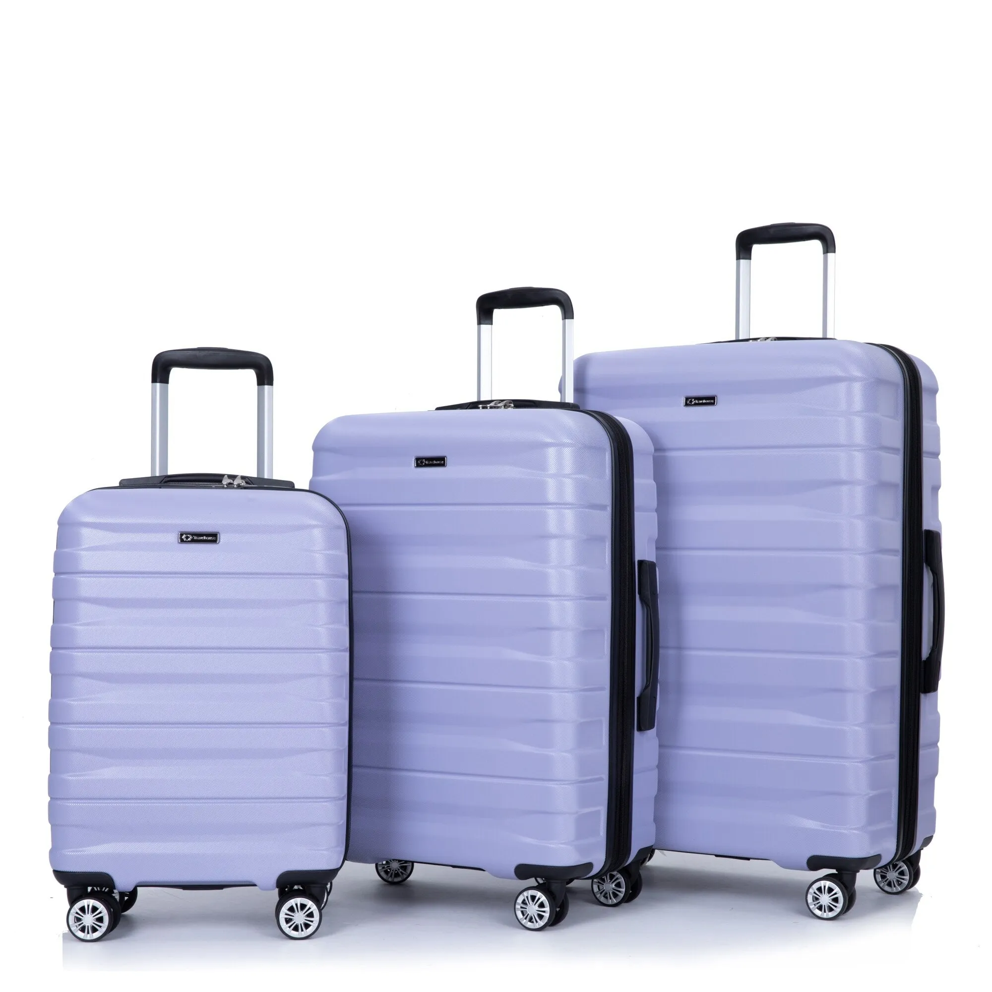 3 Piece Luggage Sets PC Lightweight & Durable
