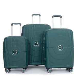 3-Piece Set Expandable Hardshell Luggage Sets Lightweight Durable Suitcase with TSA Lock