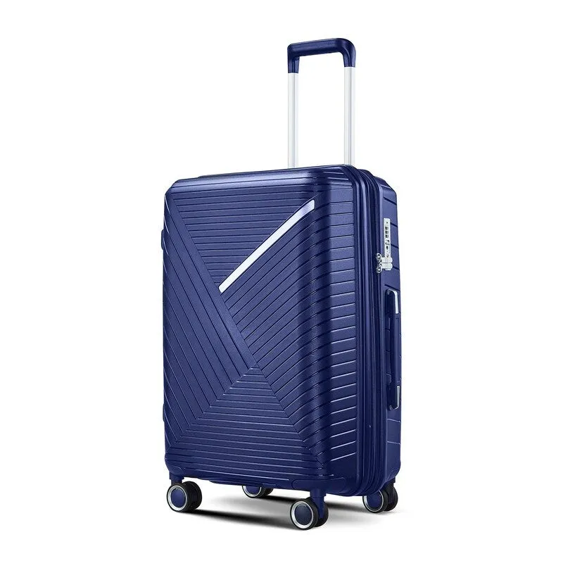 4-Piece(14/20/24/28) PP Lightweight & Durable Expandable Suitcase Luggage Sets with TSA Lock
