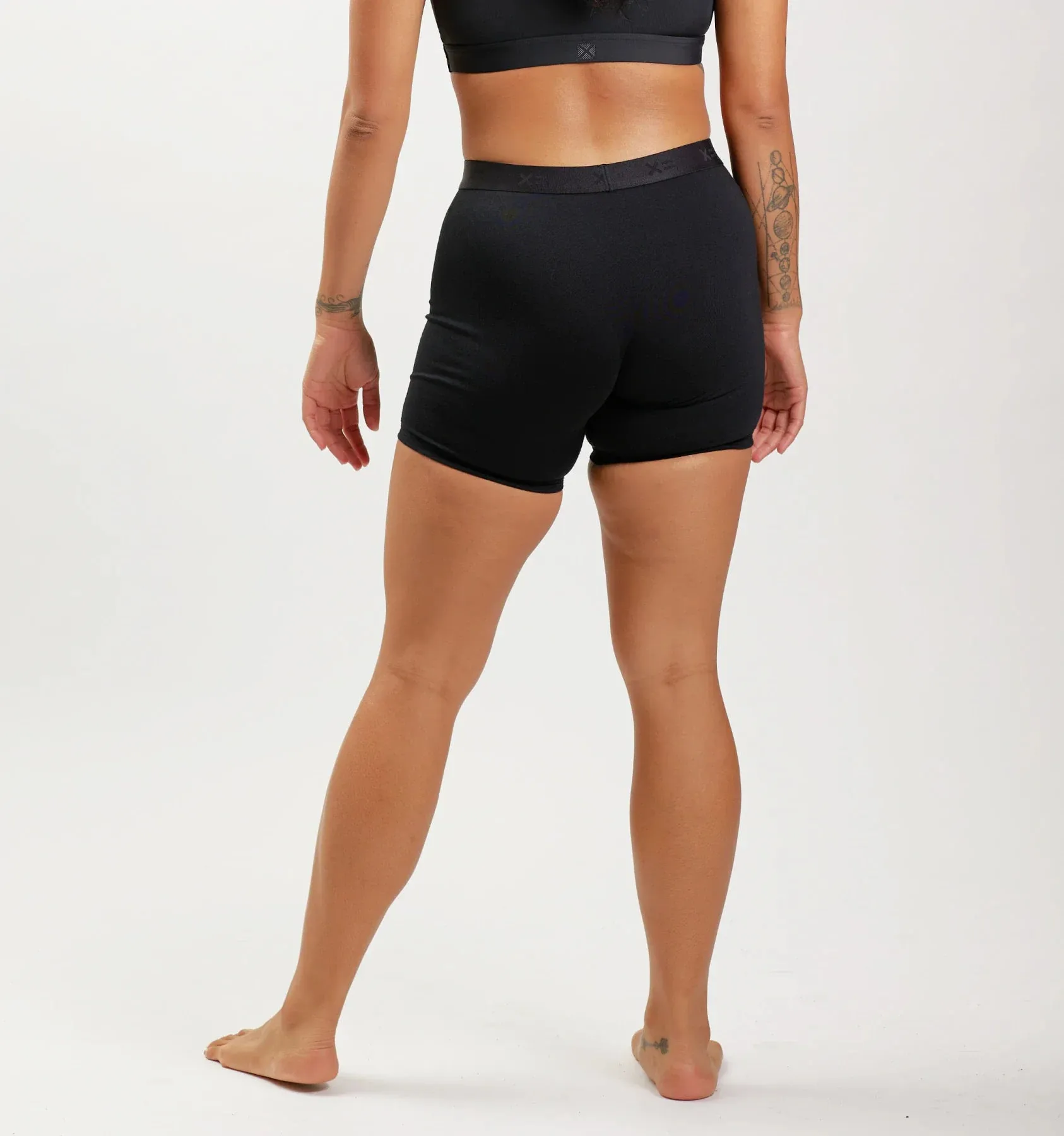 6" Fly Boxer Briefs - Black Logo