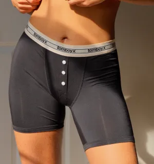 6" Fly Boxer Briefs - TENCEL™  Modal Retro Black