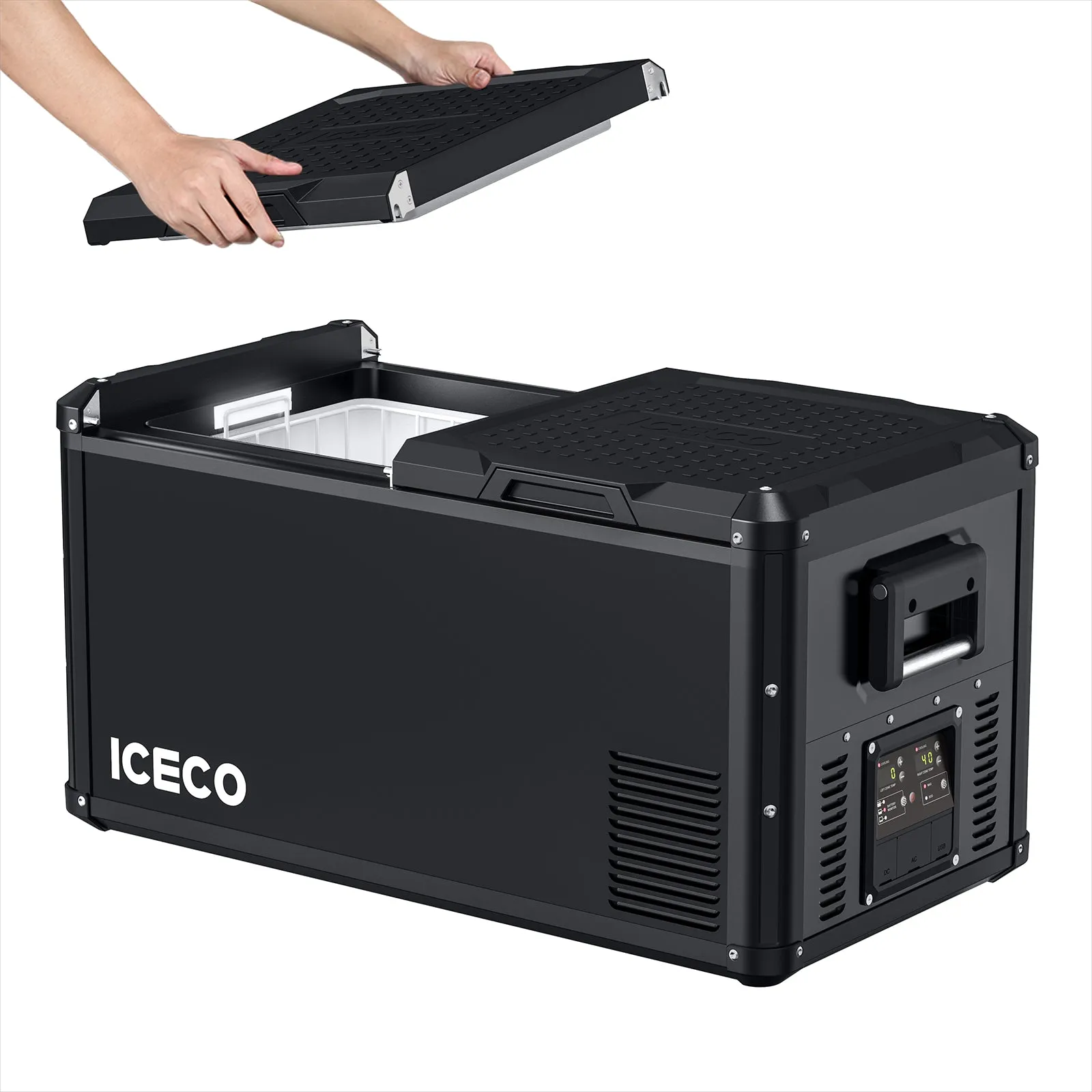 79.2QT VL75ProD 12V Heavy Duty Freezer with BC75 Beach Chair| ICECO
