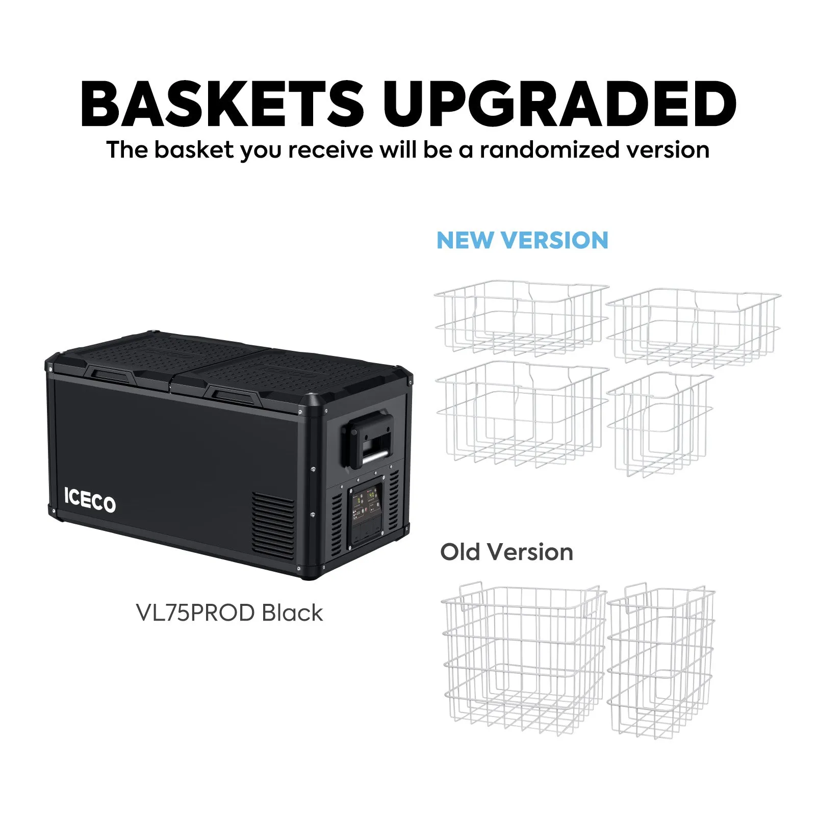 79.2QT VL75ProD 12V Heavy Duty Freezer with BC75 Beach Chair| ICECO