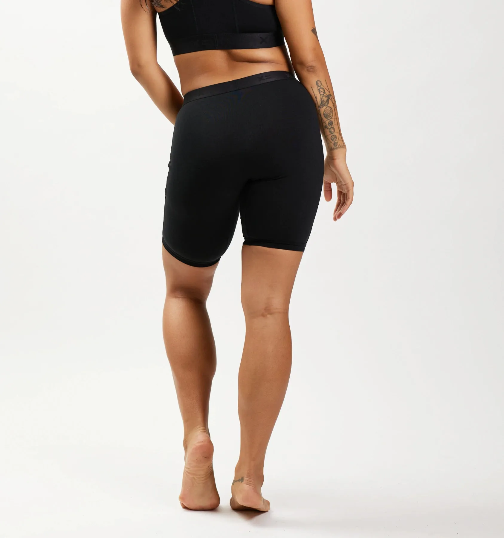 9" Boxer Briefs - Retro Black