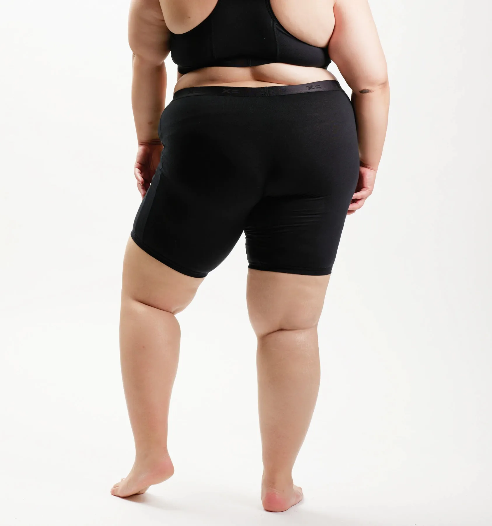 9" Boxer Briefs - Retro Black