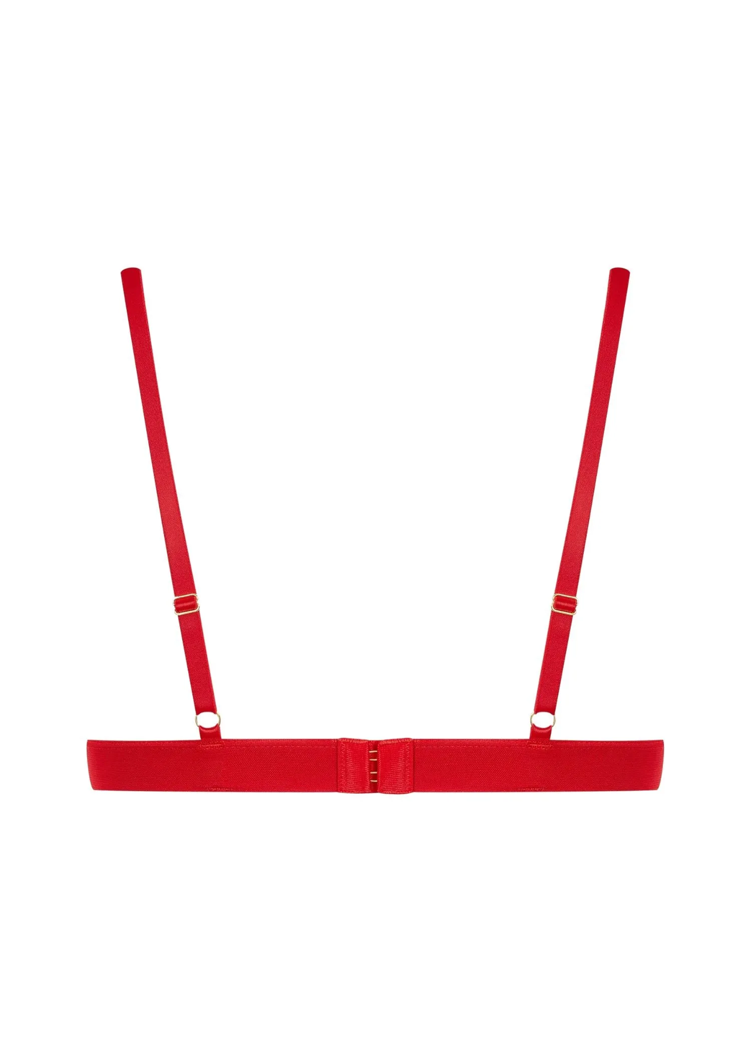 Accroche Coeur Triangle Bra (Red)