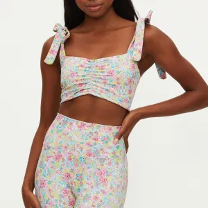 Amelia Top - Forget Me Not Floral