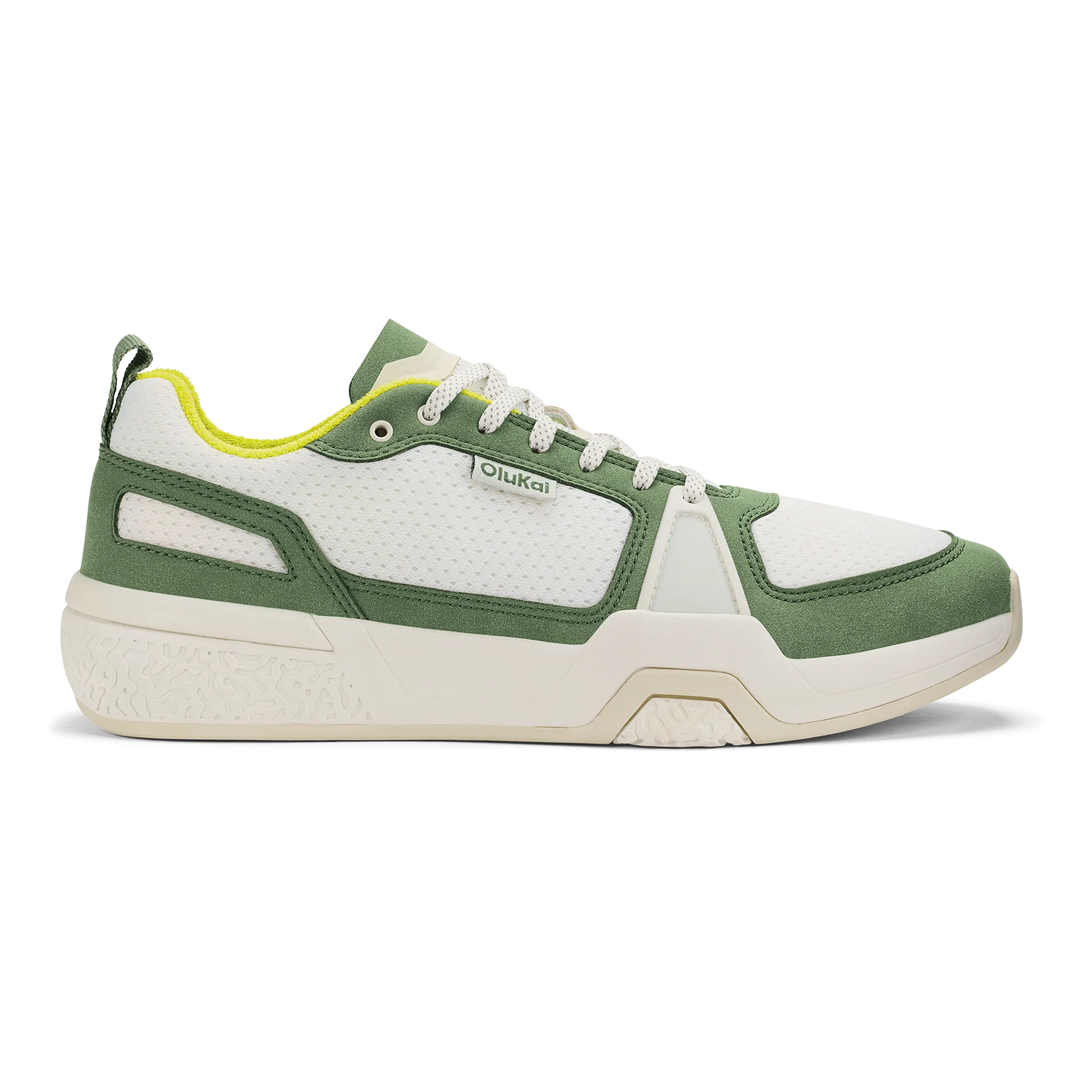 'Anau - Bright White / Leaf