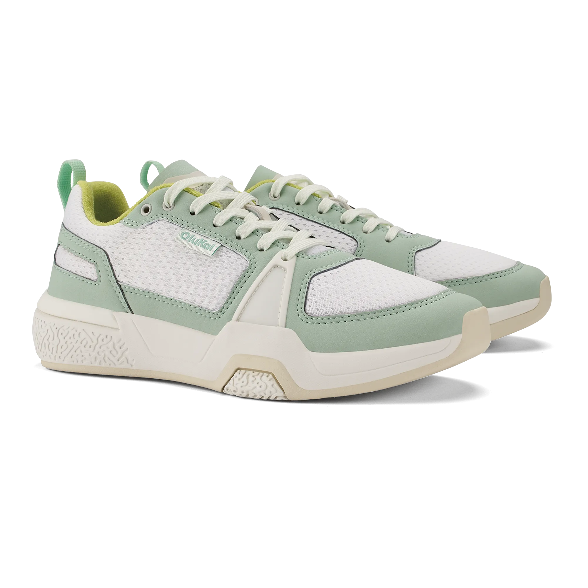 'Anau - Bright White / Pale Mint