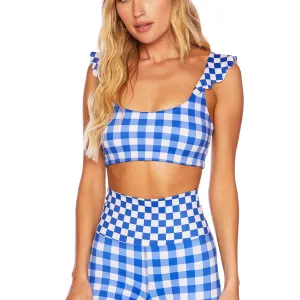 Audrey Top - Dazzling Check