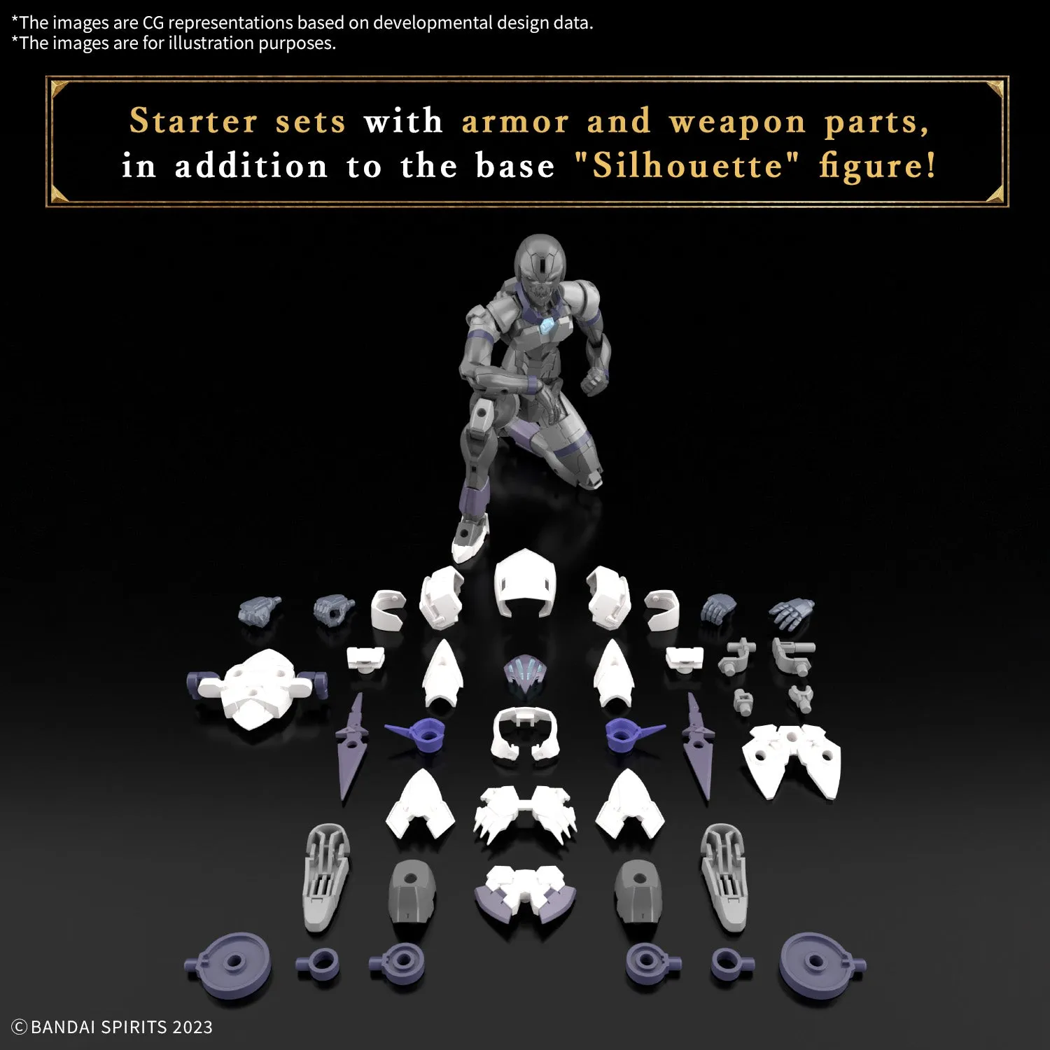 Bandai 30 Minutes Fantasy 30MF #12 1/144 Rosan Assassin Model Kit