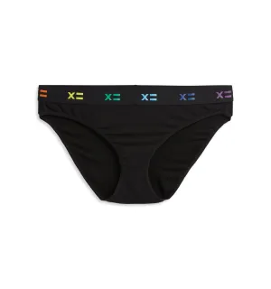Bikini - TENCEL™ Modal Black X= Rainbow