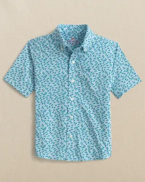Boys Intercoastal Fintastic Short Sleeve Sport Shirt