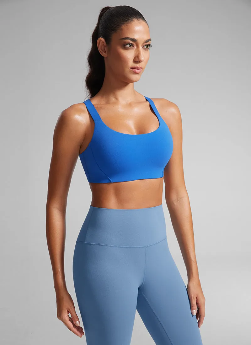Butterlift Scoop Neck Padded Bras Adjustable Straps