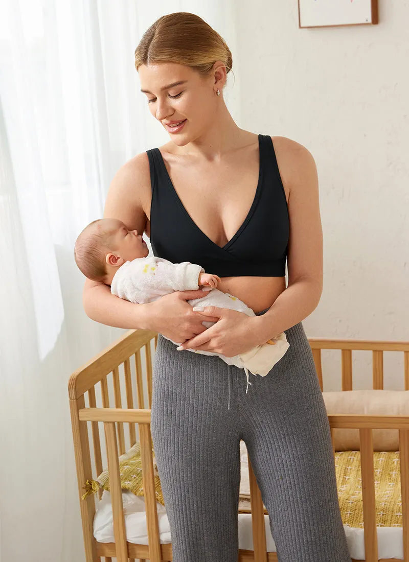 Butterluxe Maternity Nursing Crossover Wireless Bras