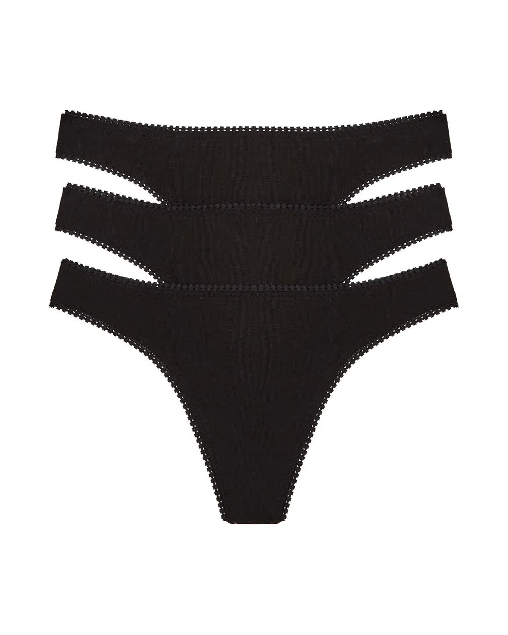 Cabana Cotton Hip G Thong 3 Pack