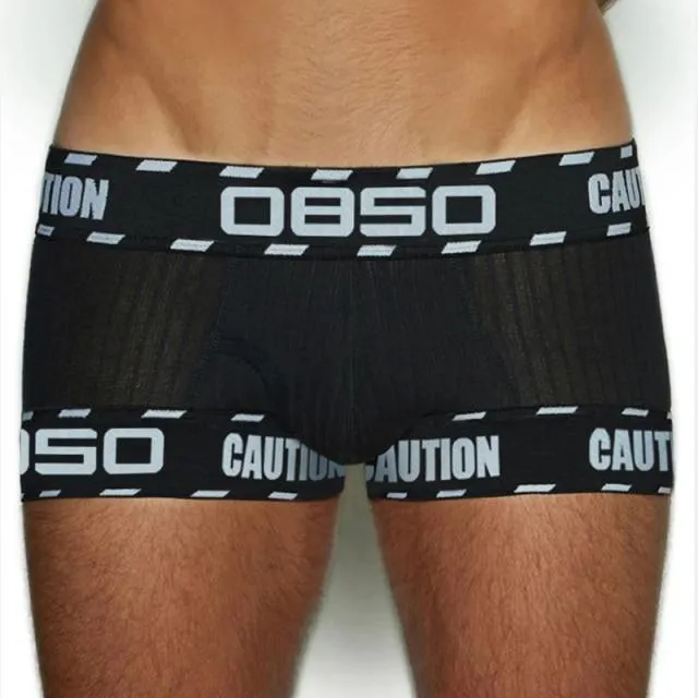 Caution Mesh Boxer Briefs