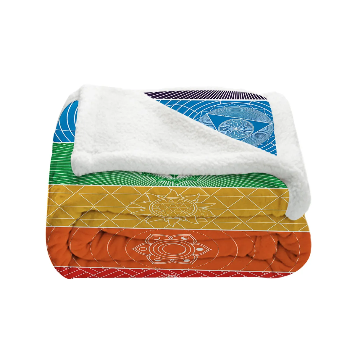 Chakra Yoga Bedspread Blanket