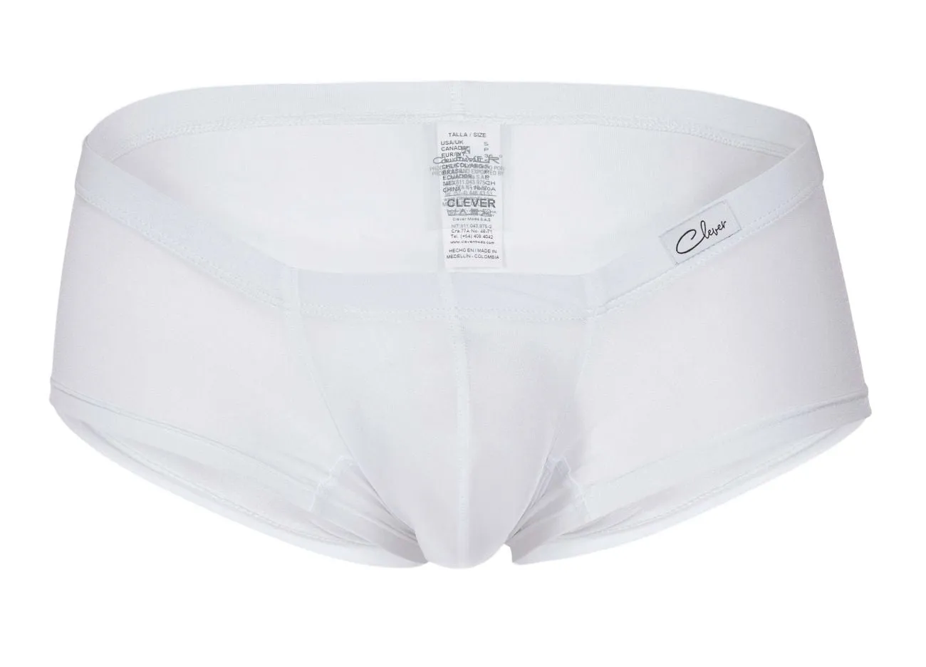 Clever 229930 3PK Australian Latin Trunks Color White-Black-Gray