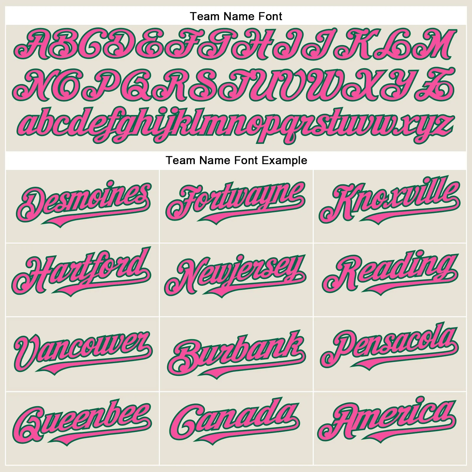 Custom Cream Pink-Kelly Green Authentic Baseball Jersey