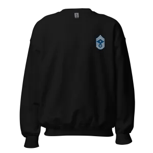 Custom US Air Force Ranks, Insignia Embroidered Unisex Sweatshirt