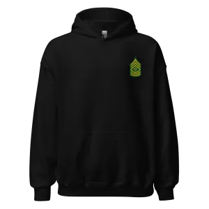 Custom US Army Ranks, Insignia Embroidered Unisex Hoodie