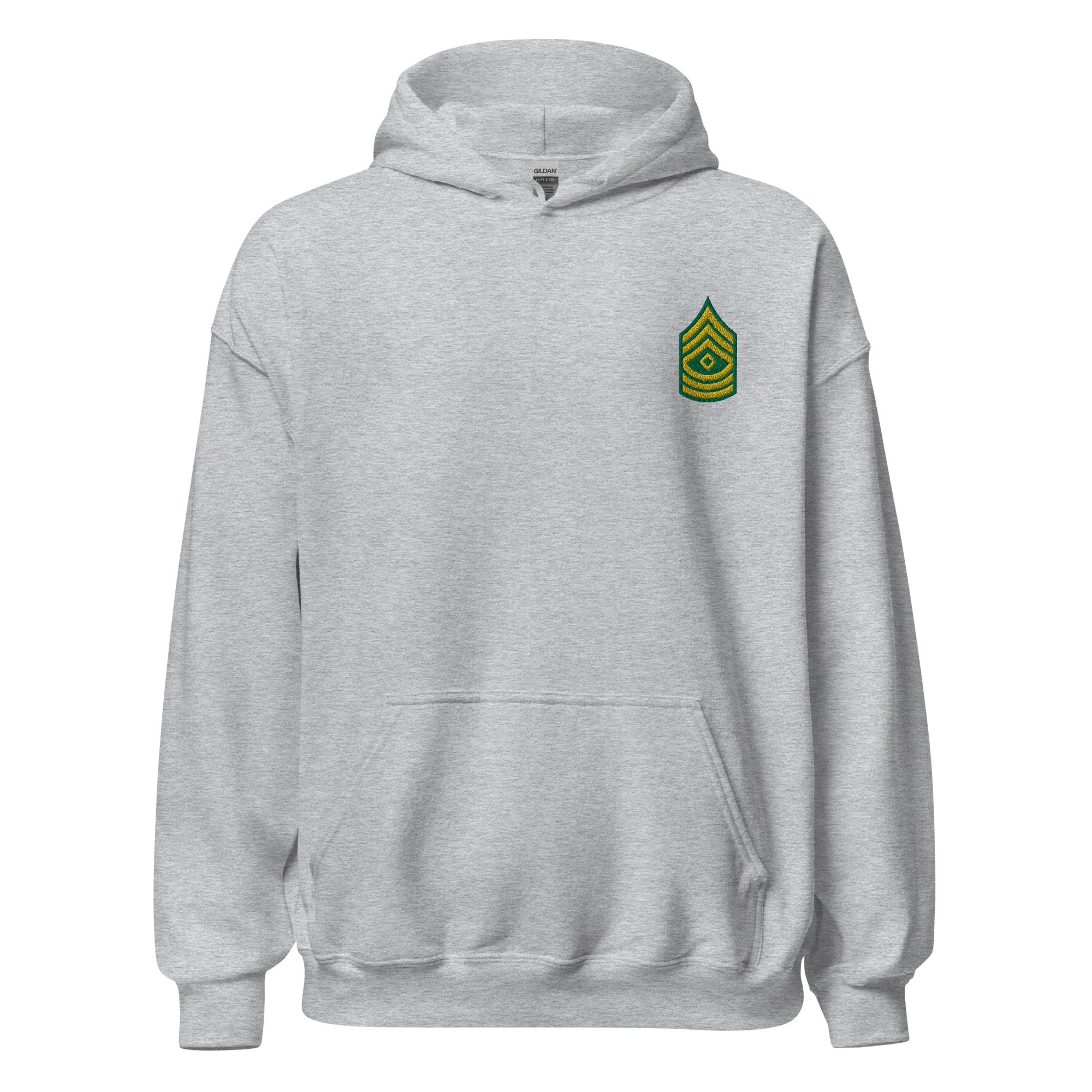 Custom US Army Ranks, Insignia Embroidered Unisex Hoodie