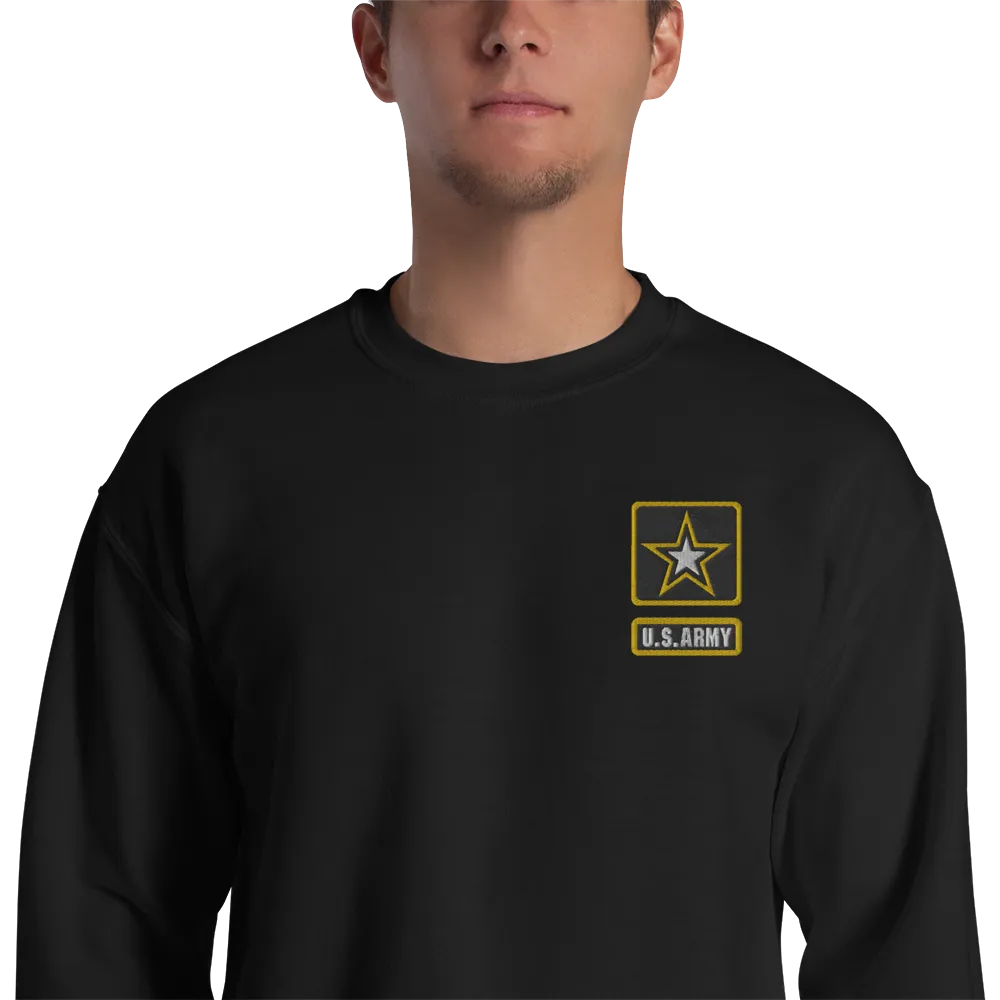 Custom US Army Ranks, Insignia Embroidered Unisex Sweatshirt