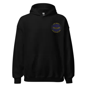 Custom US Navy Ranks, Insignia Sailor For Life Embroidered Unisex Hoodie