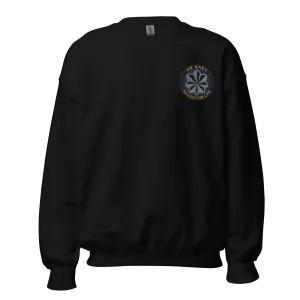 Custom US Navy Ranks, Insignia Sailor For Life Embroidered Unisex Sweatshirt