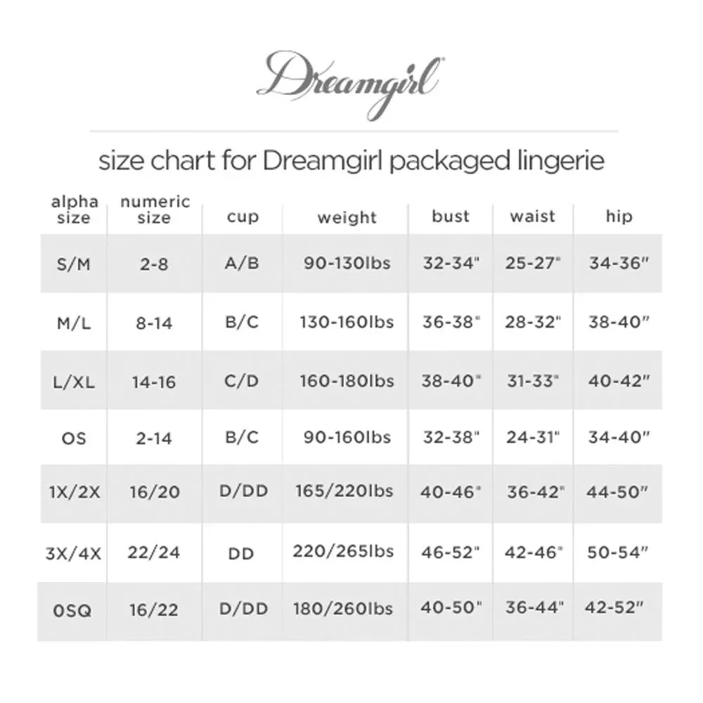 Dreamgirl Long-sleeve Chemise Asymmetrical Neckline 12922 - Nocturnal