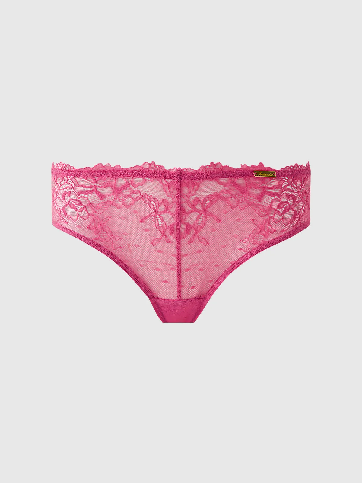 Elizabeth Lace & Rhinestone Back Cheeky