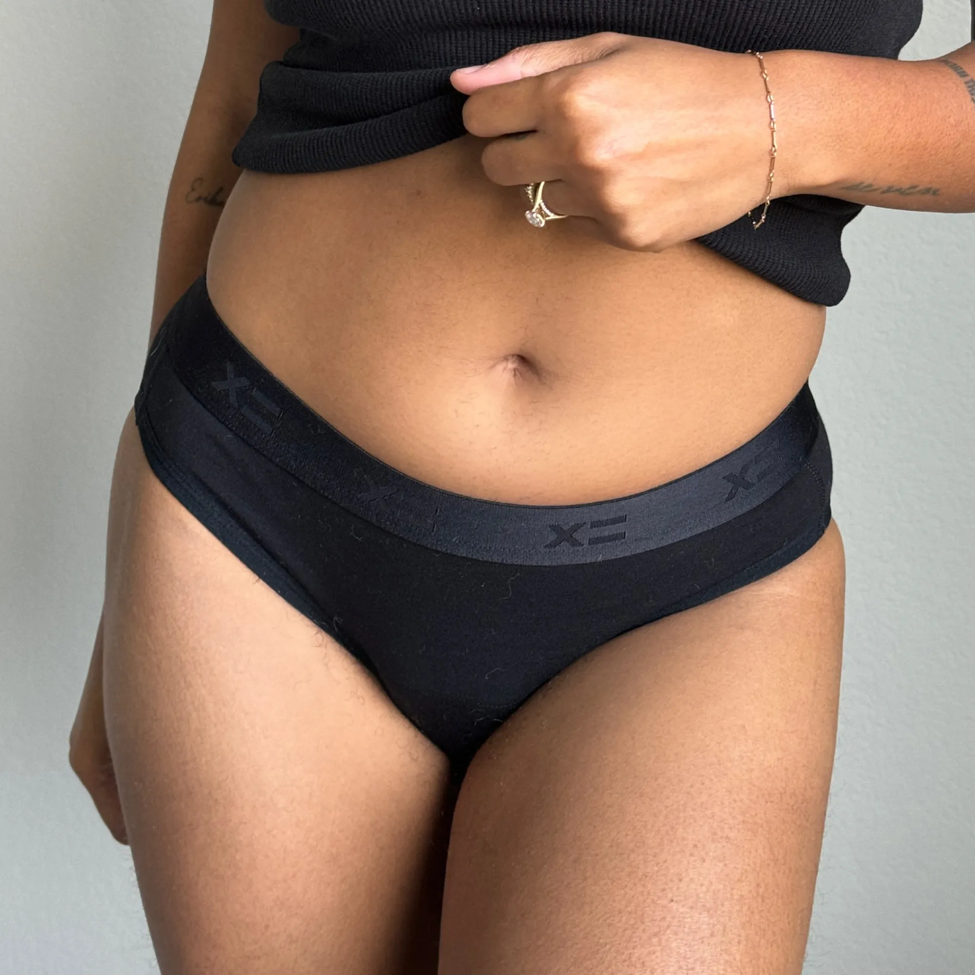 First Line Period Bikini - X= Black