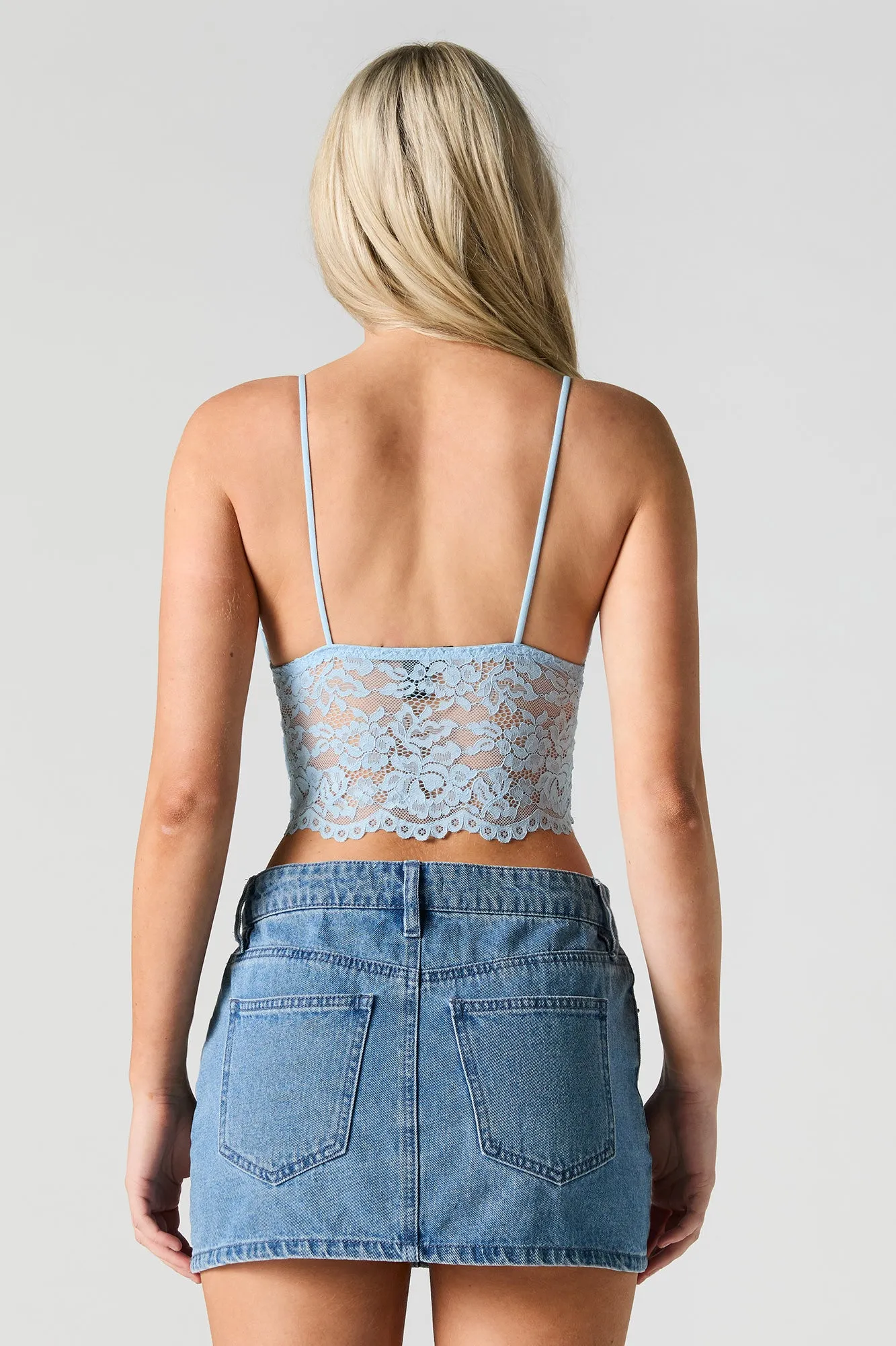 Floral Lace Cami Bralette