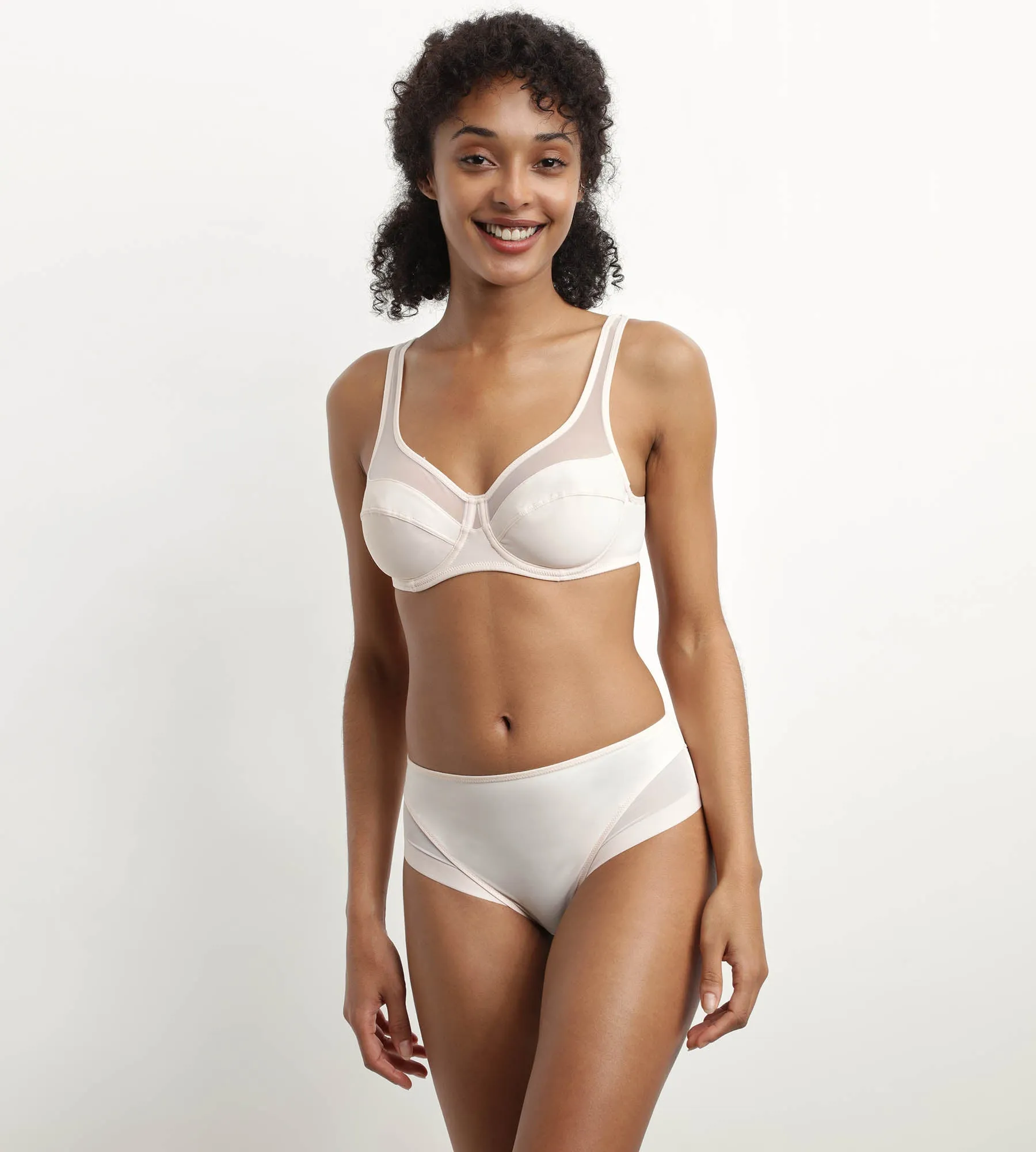 Full cup underwire bra in Pink Ballerine Generous Dim