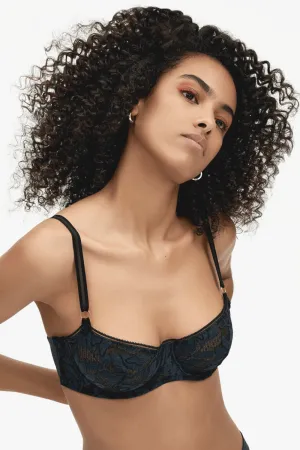 Gia Underwired Bra in Slate