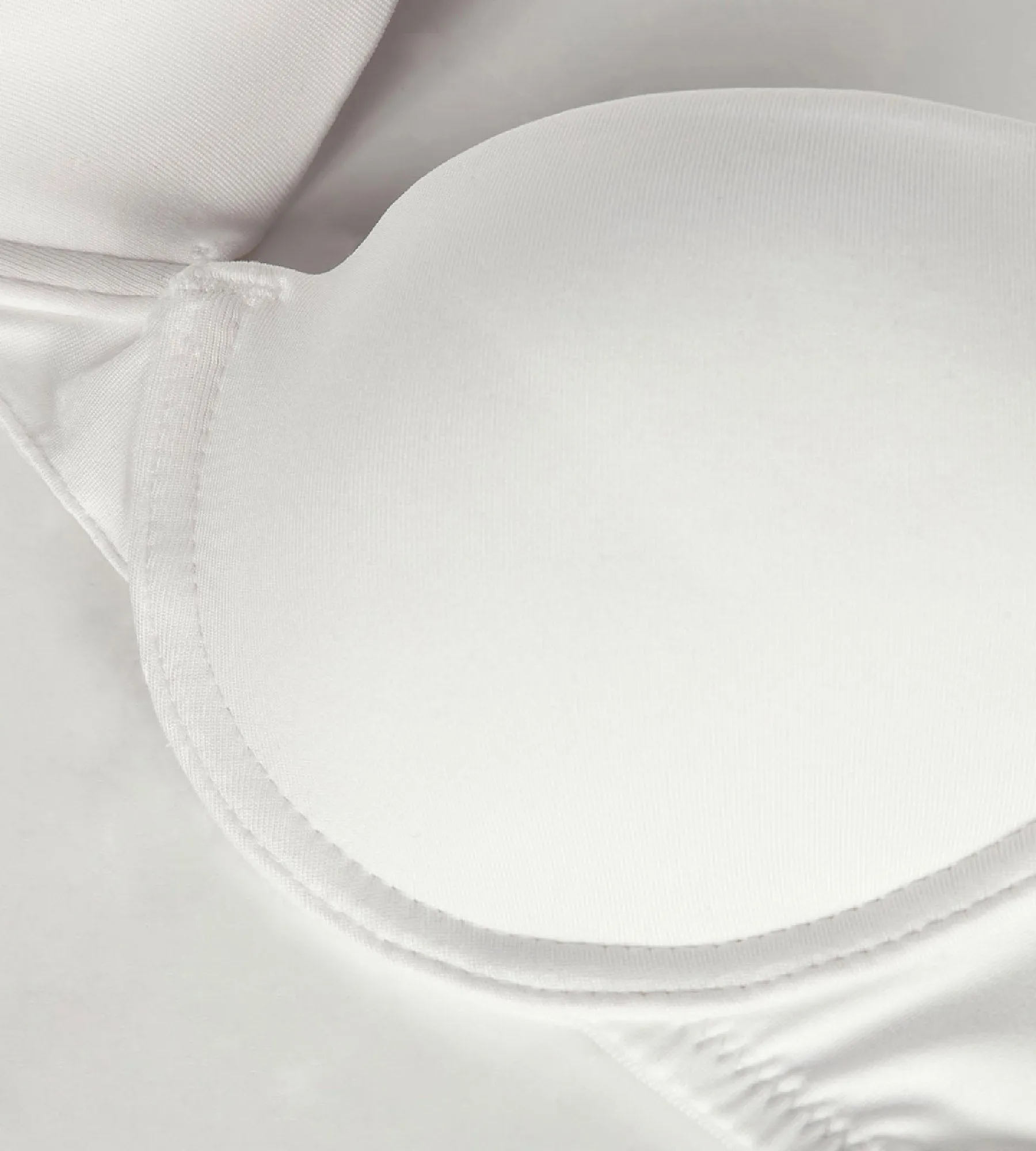Girl's white cup bra Dim Invisible