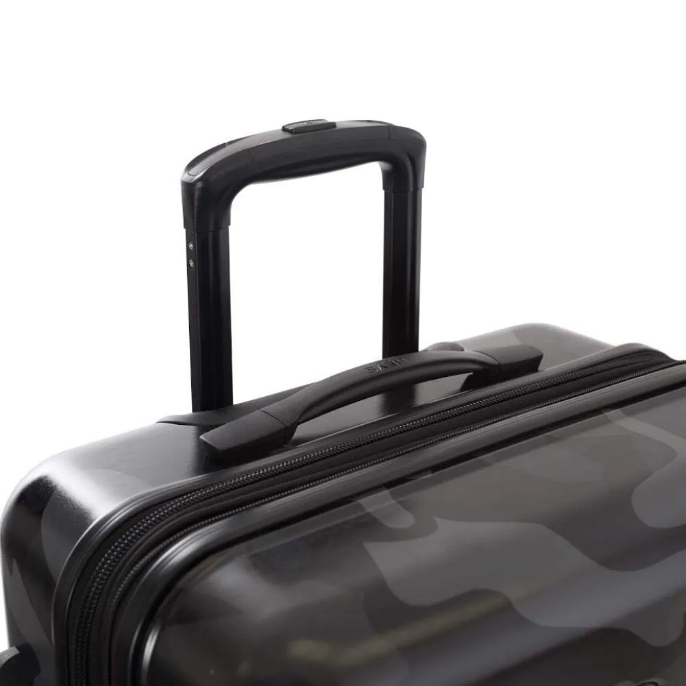 Heys America Black Camo 4-Wheel Spinner Hardside Luggage