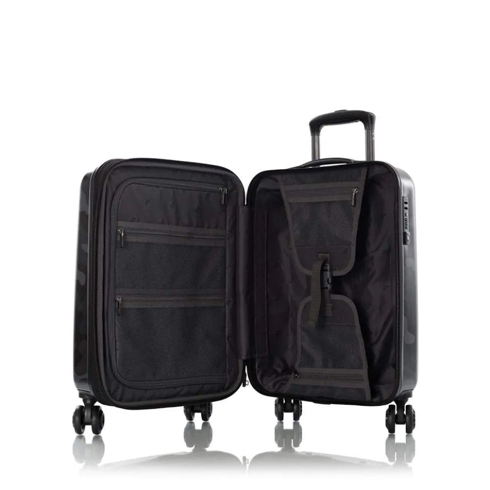 Heys America Black Camo 4-Wheel Spinner Hardside Luggage