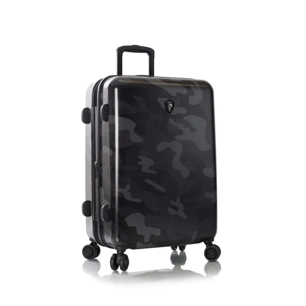Heys America Black Camo 4-Wheel Spinner Hardside Luggage