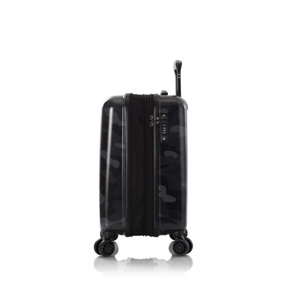 Heys America Black Camo 4-Wheel Spinner Hardside Luggage