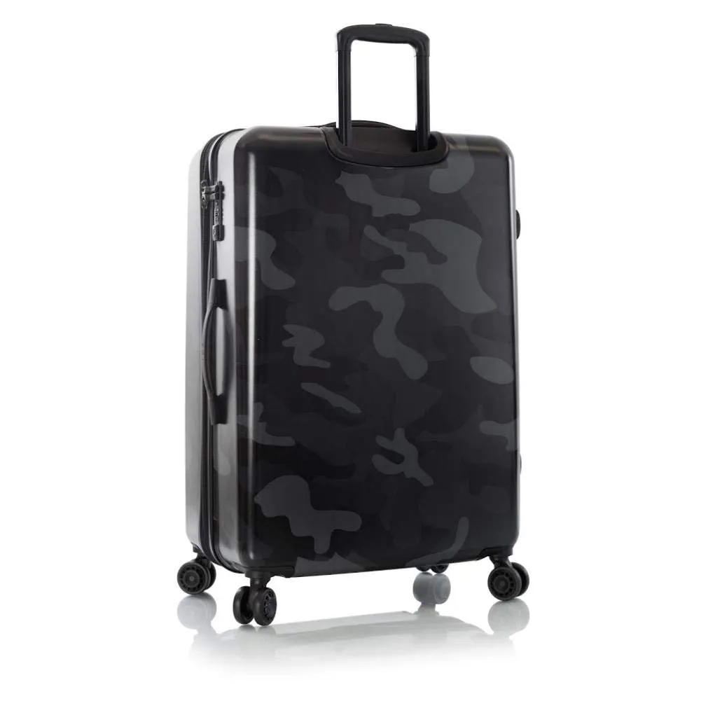 Heys America Black Camo 4-Wheel Spinner Hardside Luggage