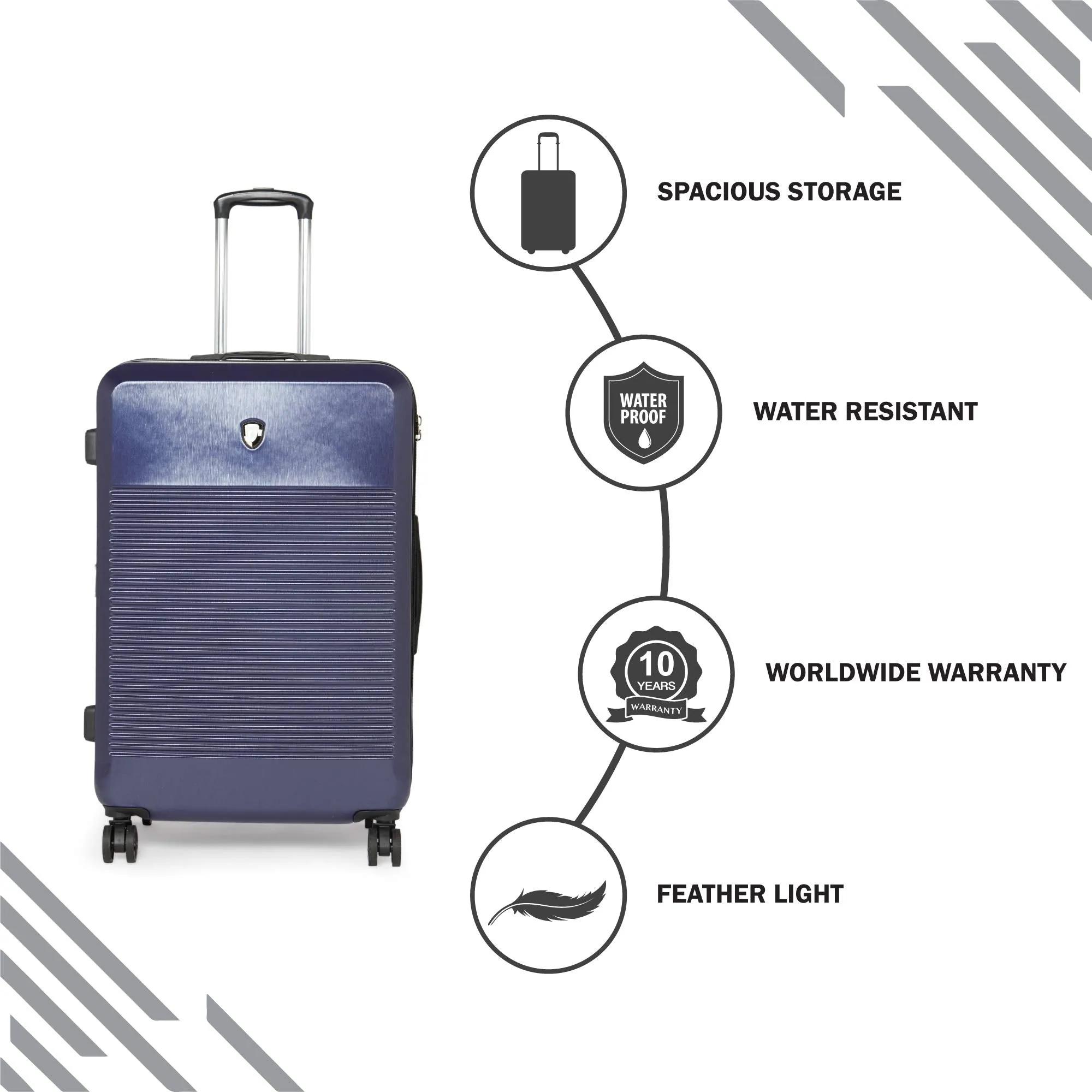 Heys America Terra-Lite 4-Wheel Spinner Hardside Luggage