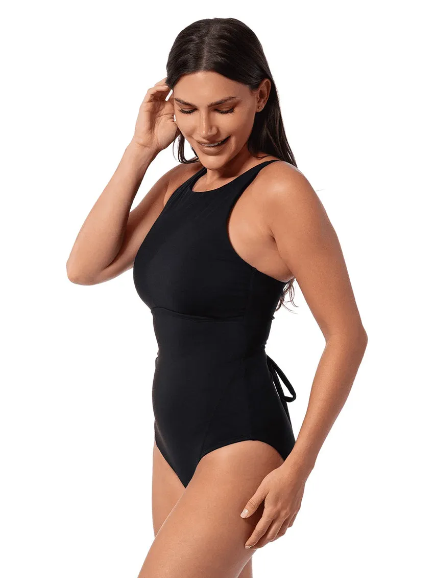 Jantzen High Line Sculpting One Piece Swimsuit