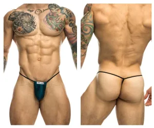 JUSTIN SIMON XSJ02 Classic G-String Bulge Color Opal Green